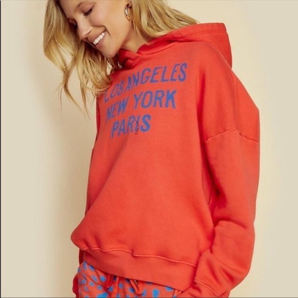 NEW SUNDRY LA NY Paris Hoodie Sweatshirt Sz 2 - Picture 5 of 14
